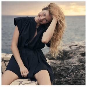 Doen Alvina Black Dress Size: S NEW